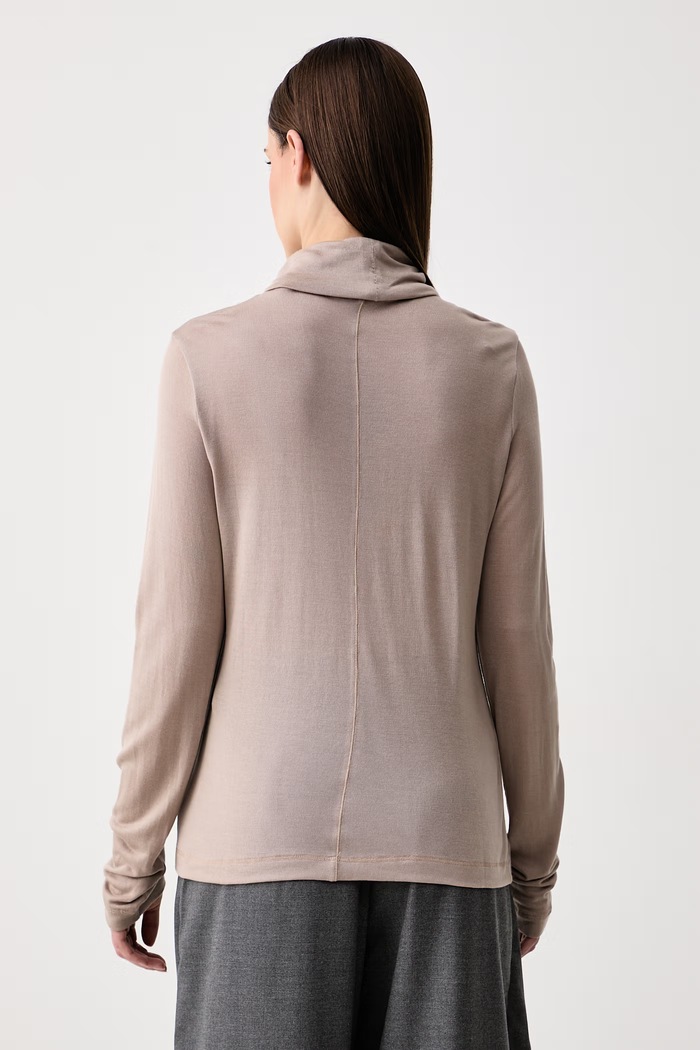 Odzież Marc O'Polo Longsleeve damski z lyocellu 5000010384 beżowy