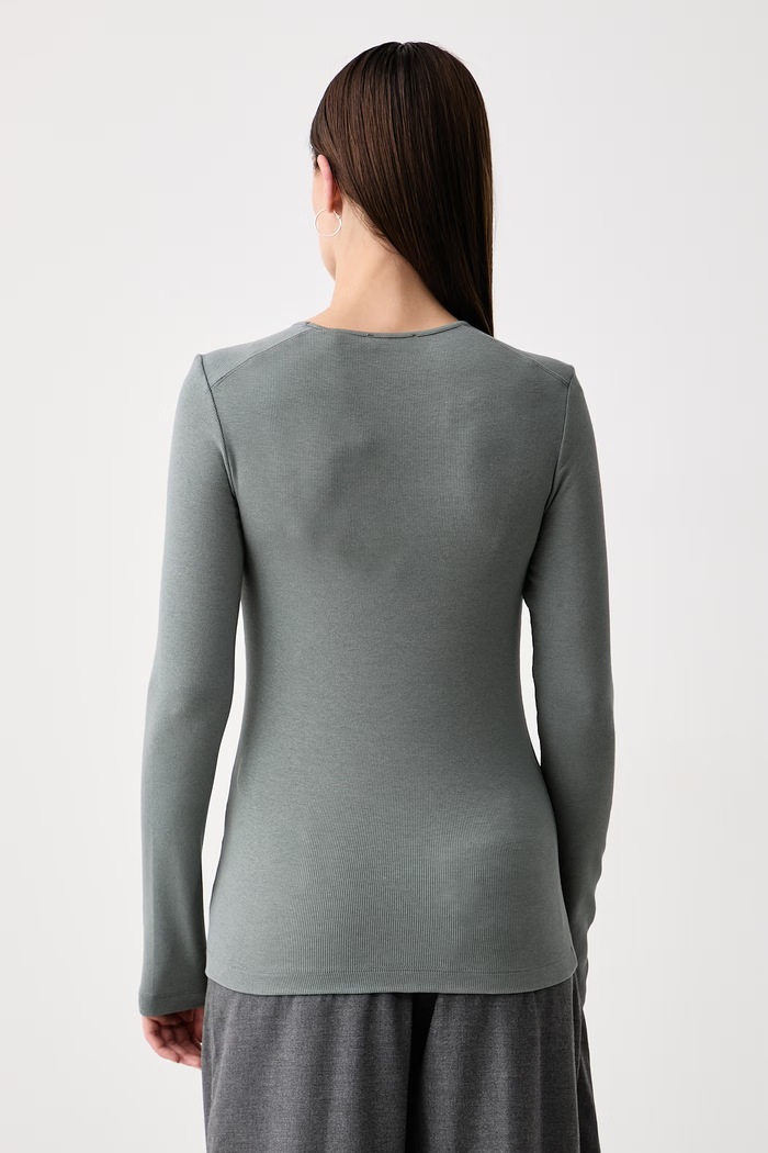 Odzież Marc O'Polo Longsleeve damski 5000010382 zielony