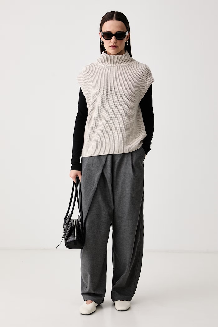 Marc O'Polo Longsleeve damski 5000010382 czarny AW26