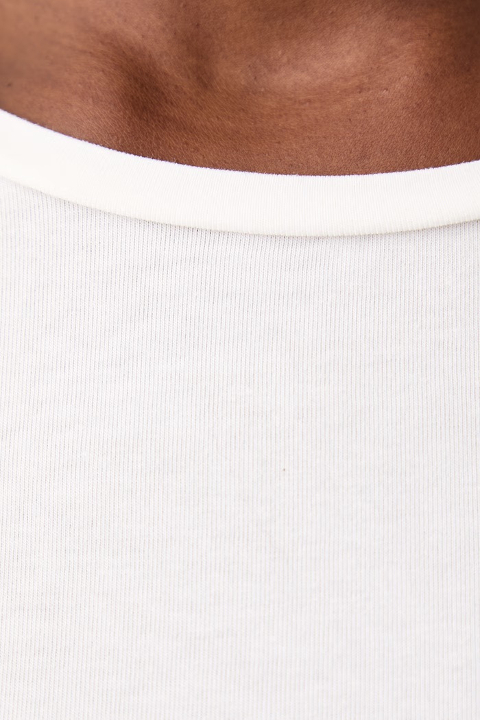 Longsleeve damski z bawełną Marc O'Polo biały 5000007042