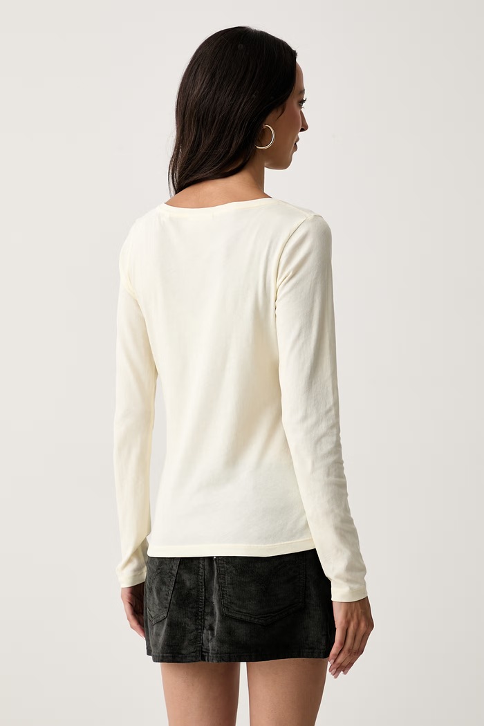 Odzież Marc O'Polo longsleeve damski bawełniany 5000012168 żółty