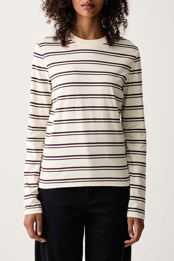 Longsleeve damski bawełniany Marc O'Polo 5000012107 żółty