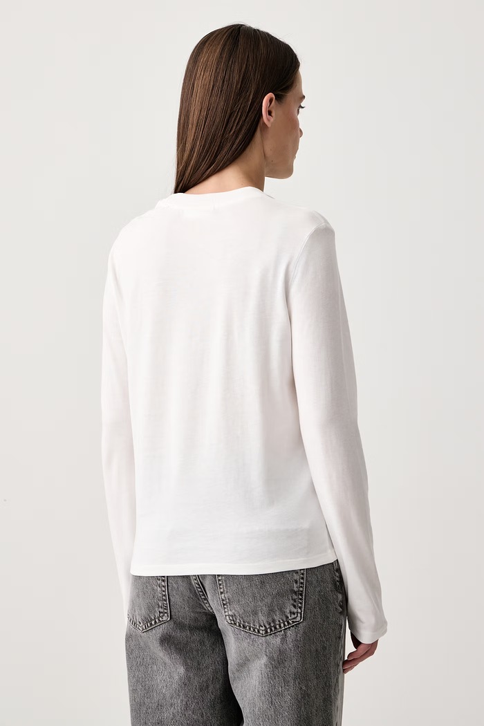 Odzież Marc O'Polo Longsleeve damski bawełniany 5000012104 beżowy