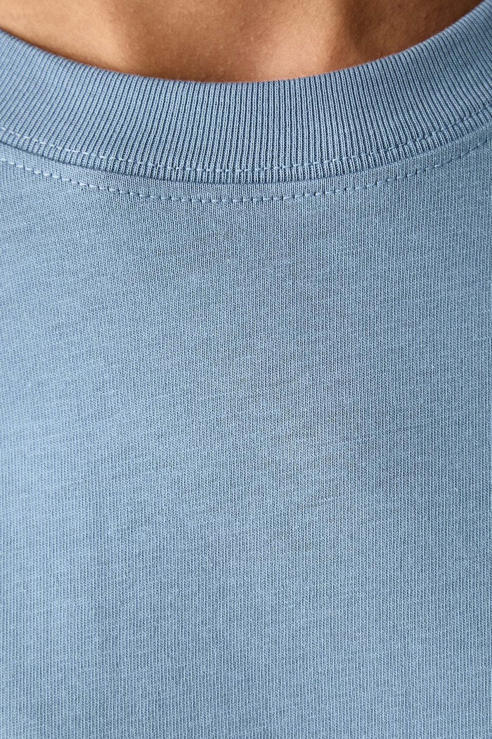 Longsleeve damski bawełniany Marc O'Polo niebieski 5000012104