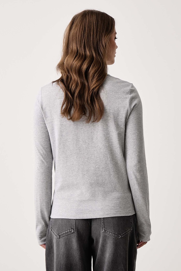 Odzież Marc O'Polo Longsleeve damski bawełniany 5000012104 szary