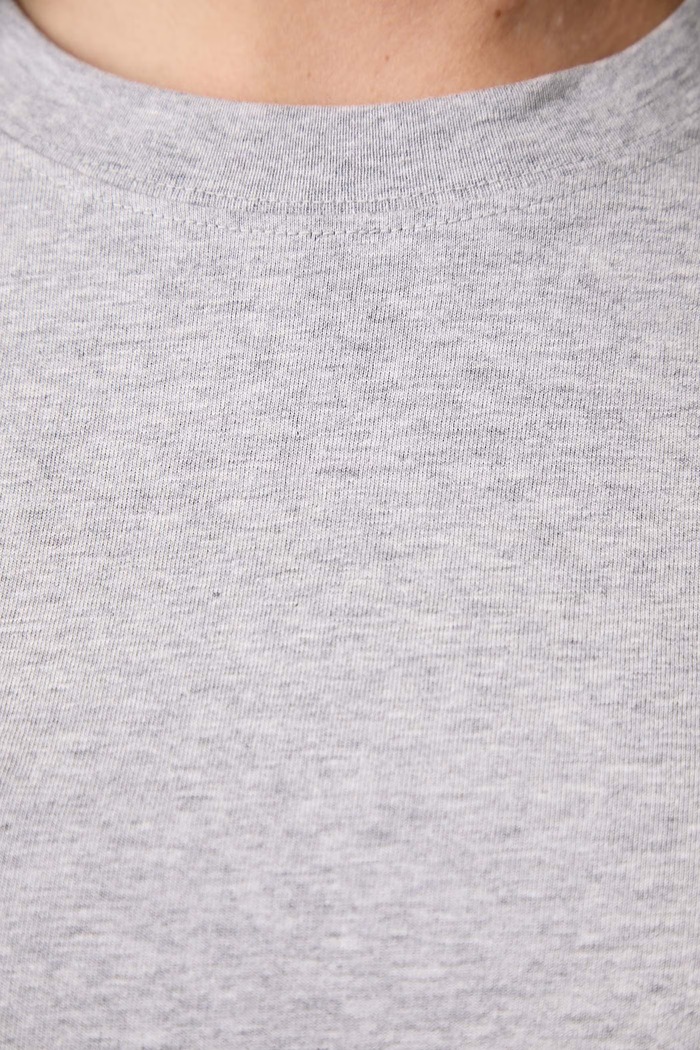 Longsleeve damski bawełniany Marc O'Polo szary 5000012104