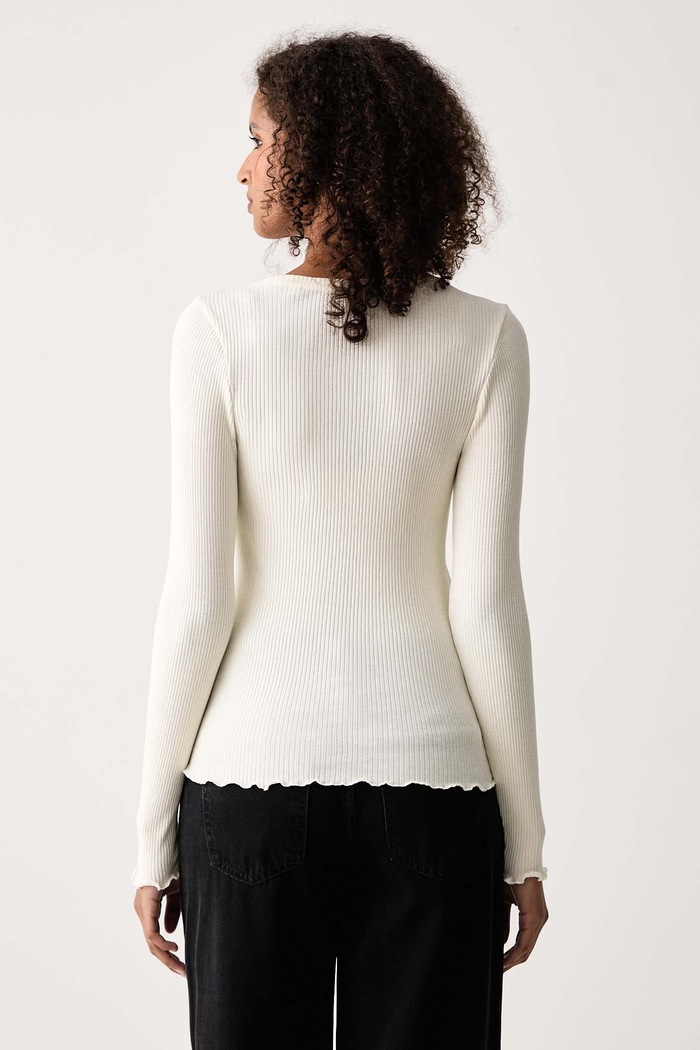 Odzież Marc O'Polo Longsleeve damski bawełniany 5000007068 beżowy