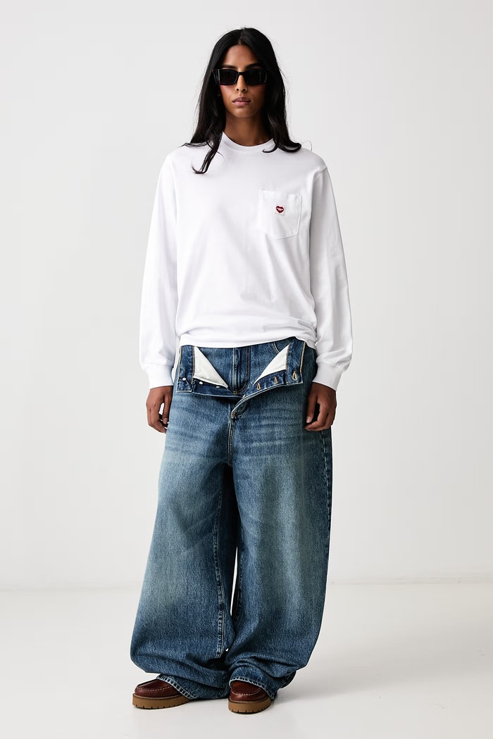 Carhartt WIP T-shirt da donna in cotone Pocket Small Heart T-Shirt I037167 bianco AW26