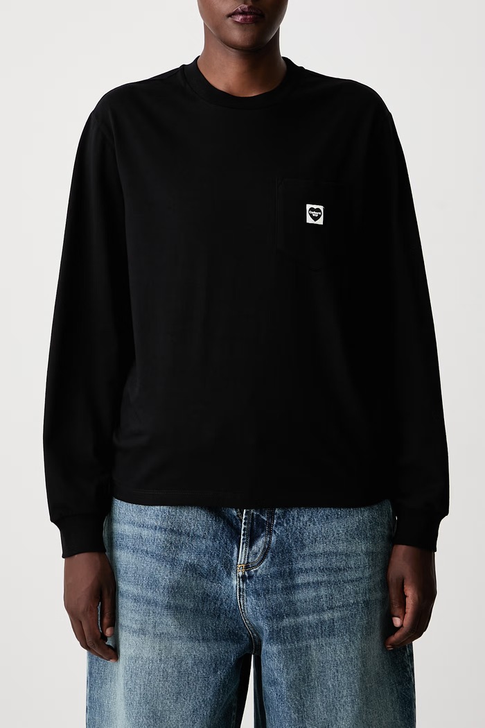 Carhartt WIP T-shirt damski bawełniany Pocket Small Heart T-Shirt I037167 czarny
