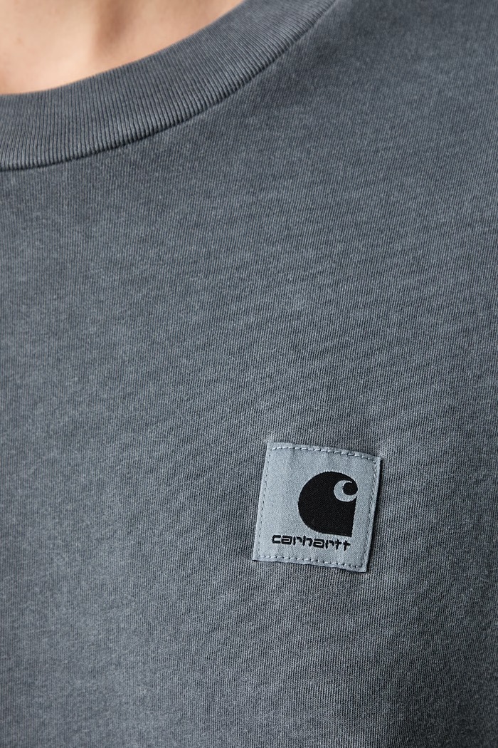 Carhartt WIP Блуза с дълги ръкави мъжка от памук Nelson T-Shirt I033052