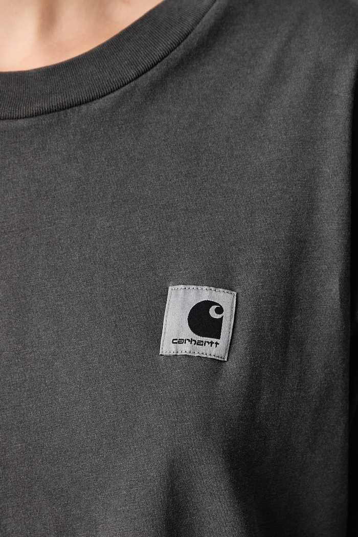Carhartt WIP Блуза с дълги ръкави мъжка от памук Nelson T-Shirt I033052