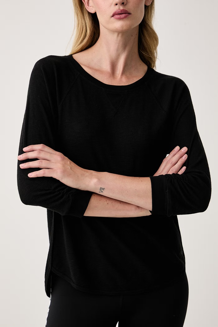 Longsleeve damski z bawełną DKNY DP4T9746 czarny