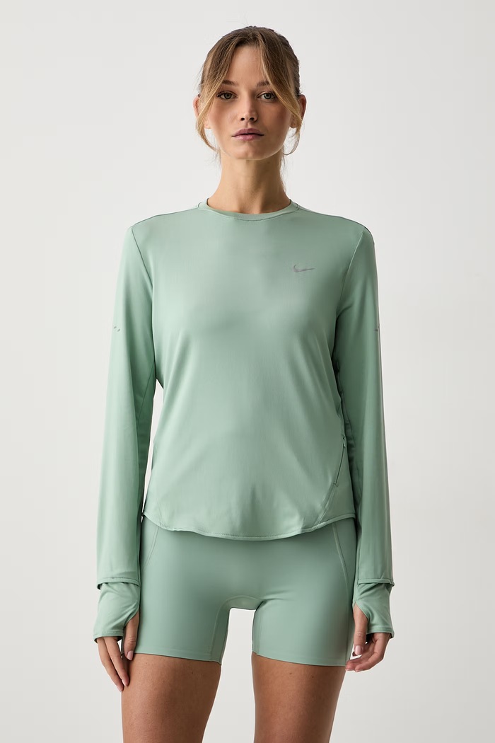 Nike longsleeve do biegania damski Swift zielony HQ0503.006