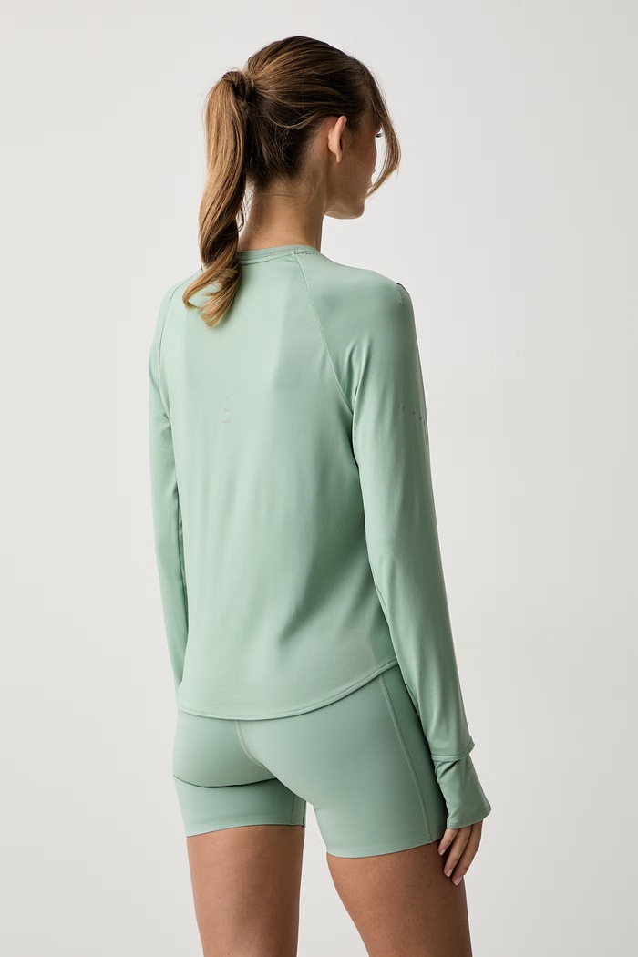 Odzież Nike longsleeve do biegania damski Swift HQ0503.006 zielony