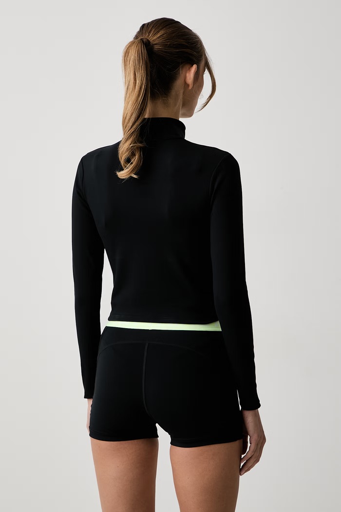 Odzież Nike longsleeve treningowy damski One Fitted IM9447.010 czarny