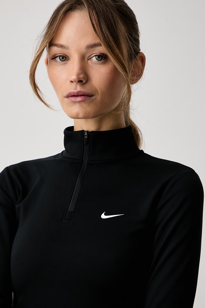Nike longsleeve treningowy damski One Fitted czarny IM9447.010