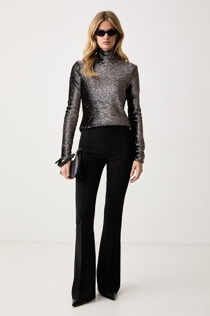 Patrizia Pepe Bluzka damska 2M0049.J0090 czarny AW26