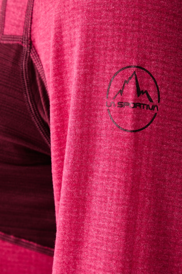 Longsleeve sportowy damski z dodatkiem lyocellu Swift La Sportiva różowy ZARL007