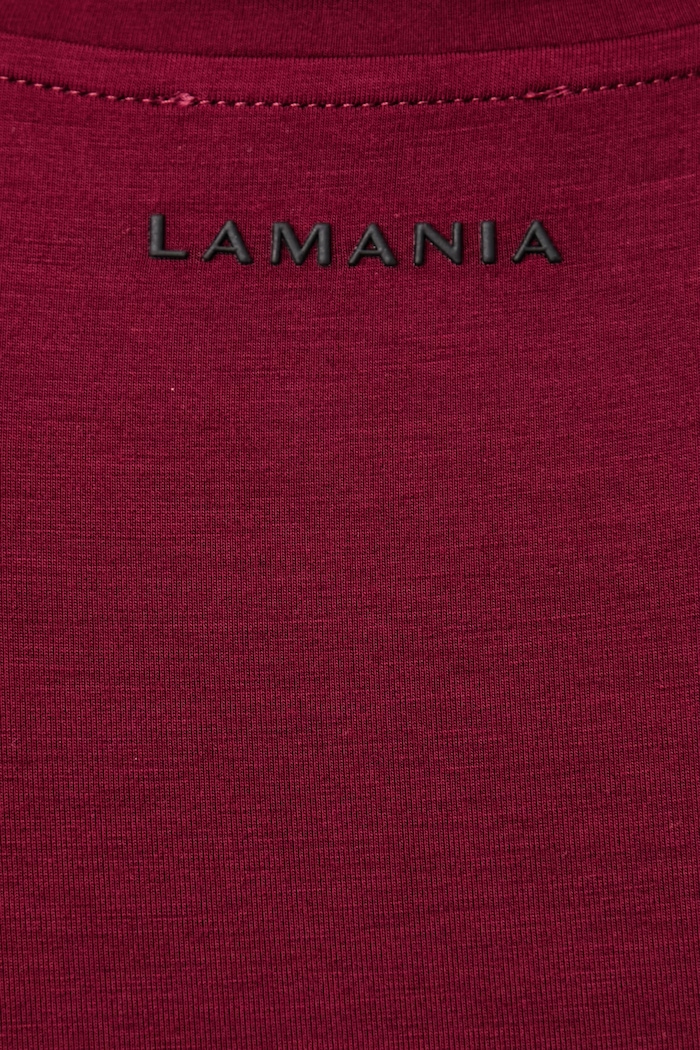 Longsleeve damski z wiskozą APRIL La Mania bordowy LM.APRIL