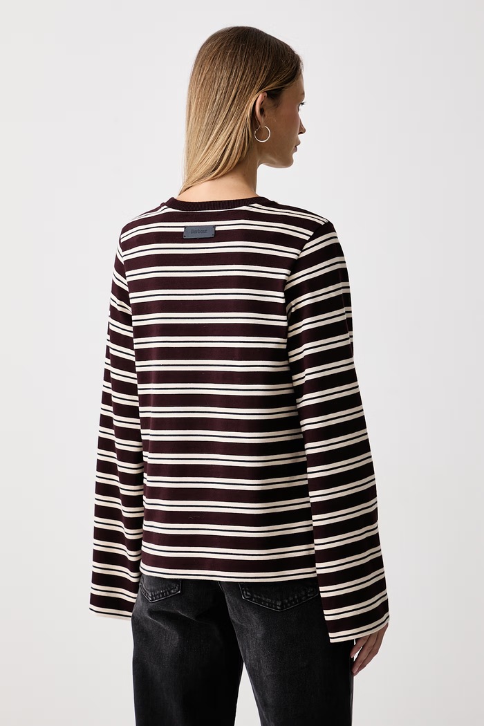 Odzież Barbour longsleeve damski LML0941 bordowy