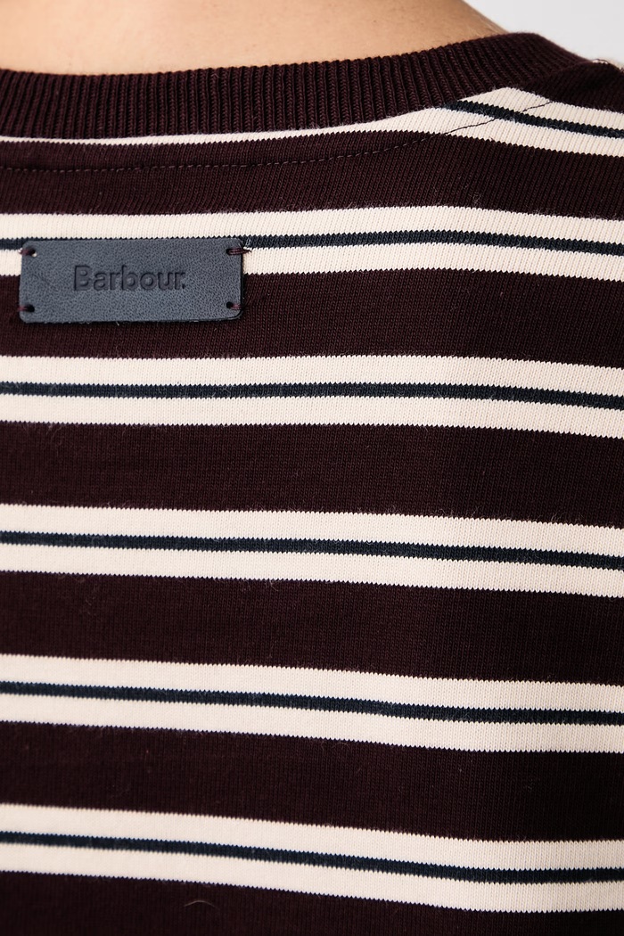 Barbour longsleeve damski LML0941 bordowy