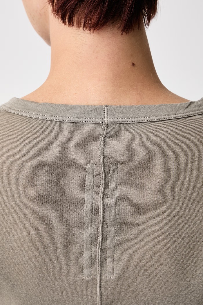 Rick Owens DRKSHDW Majica dugih rukava ženska pamučna Basic DS02F6217.BH