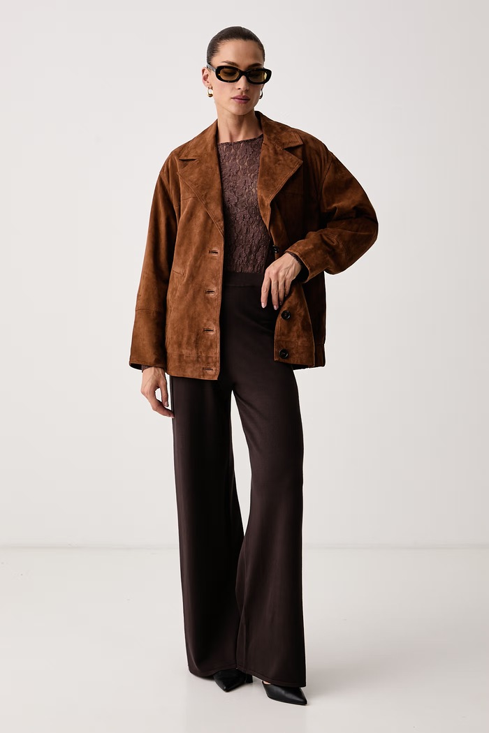Marella Blúzka dámska čipkovaná Emme by Marella 2625976041200 hnedá AW26