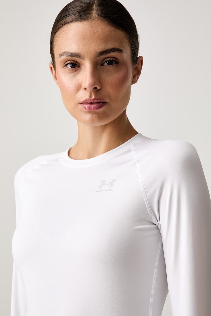 Under Armour longsleeve treningowy damski HG Authentics Comp biały 1365459.101