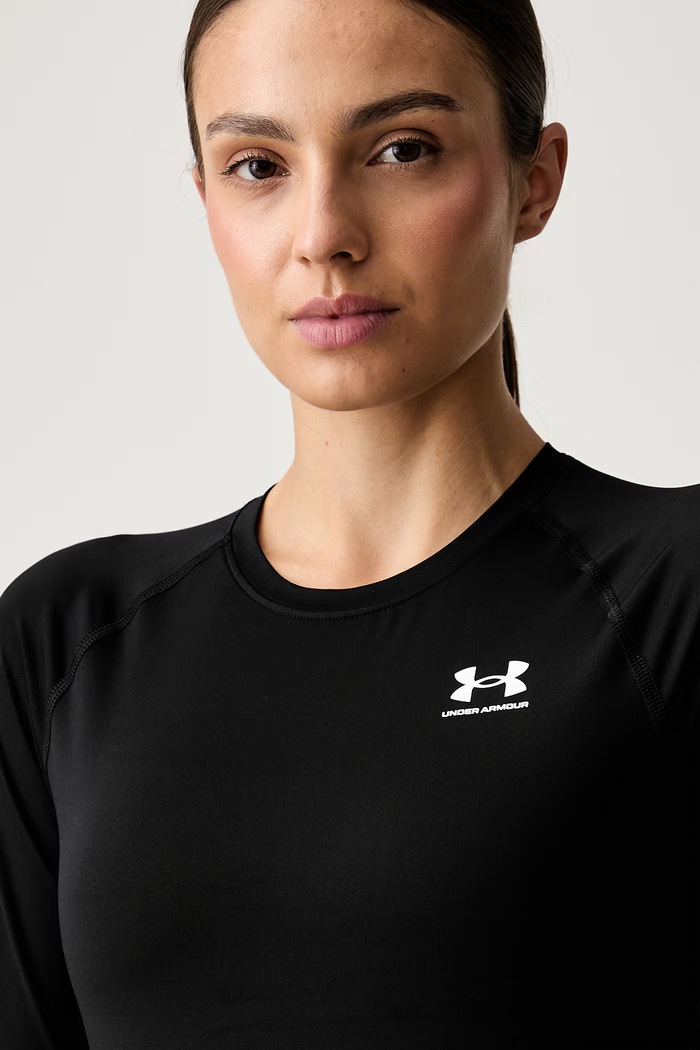 Under Armour longsleeve treningowy damski HG Authentics Comp czarny 1365459.008