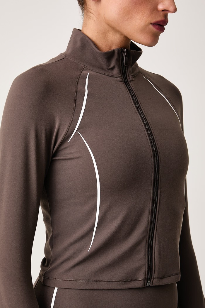 Bluza rozpinana damska Meridian Contour Under Armour 6015247 brązowy