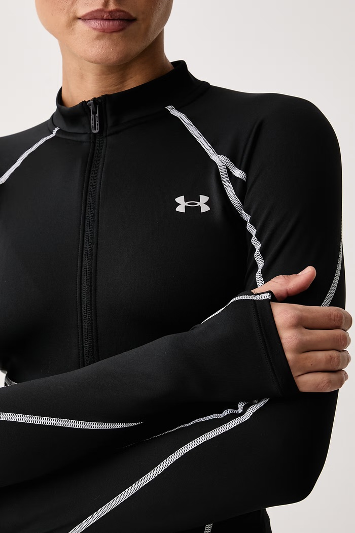 Longsleeve treningowy damski ColdGear Under Armour 6015174 czarny