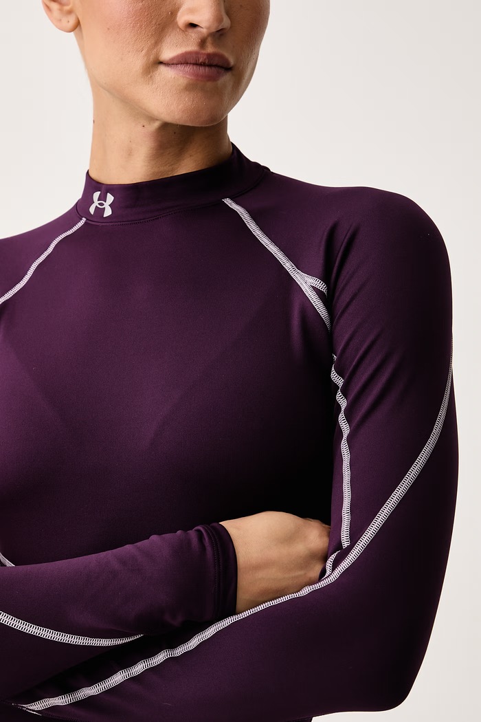 Longsleeve treningowy damski ColdGear Under Armour 6013671 fioletowy