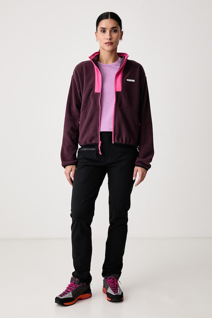 Jack Wolfskin Longsleeve sportowy damski TRAIL A66366 fioletowy AW26