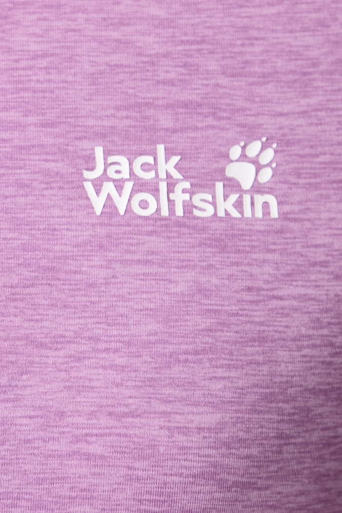 Longsleeve sportowy damski TRAIL Jack Wolfskin fioletowy A66366