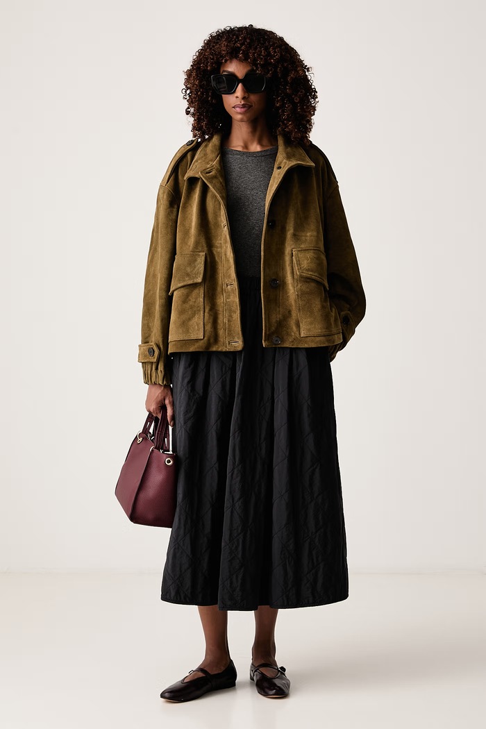 Weekend Max Mara Μακρυμάνικο γυναικείο με βισκόζη WKDMULTIE 2625946032600 γκρί AW26