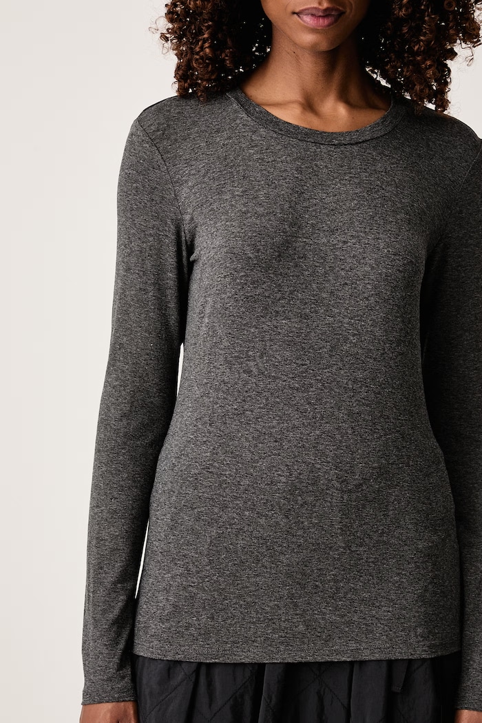 Μακρυμάνικο γυναικείο με βισκόζη WKDMULTIE Weekend Max Mara 2625946032600 γκρί