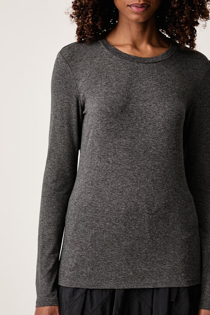 Μακρυμάνικο γυναικείο με βισκόζη WKDMULTIE Weekend Max Mara 2625946032600 γκρί