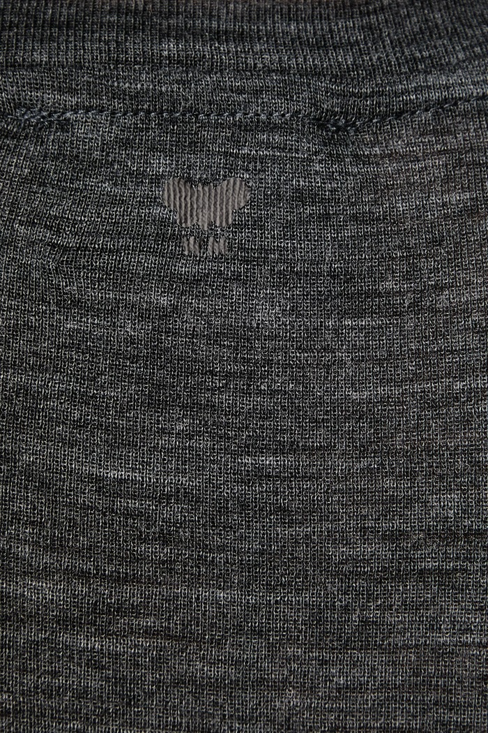 Longsleeve damski z wełną WKDPATTO Weekend Max Mara szary 2625946022600