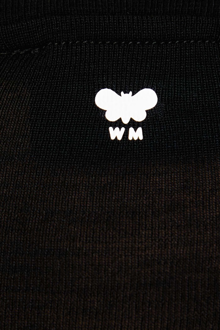 Longsleeve damski z wełną WKDPATTO Weekend Max Mara czarny 2625946022600