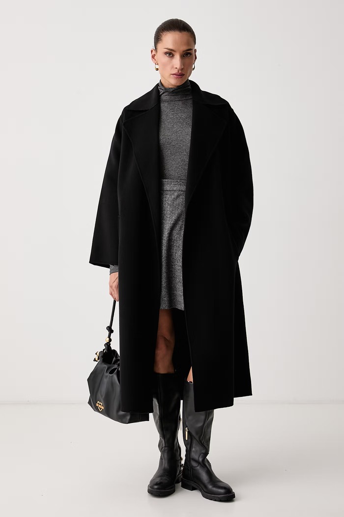 Weekend Max Mara Longsleeve damski z wiskozą WKDMULTIF 2625946012600 szary AW26