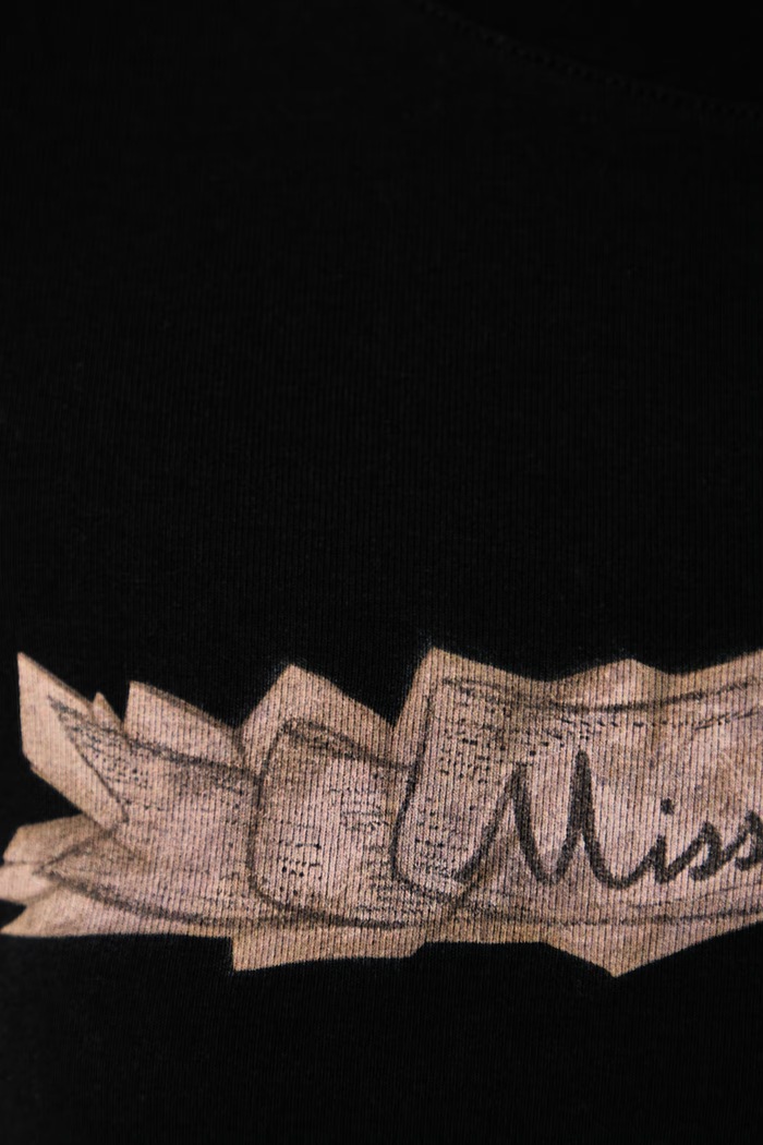 Longsleeve damski z bawełną Miss Sixty czarny 6M3SJ15800
