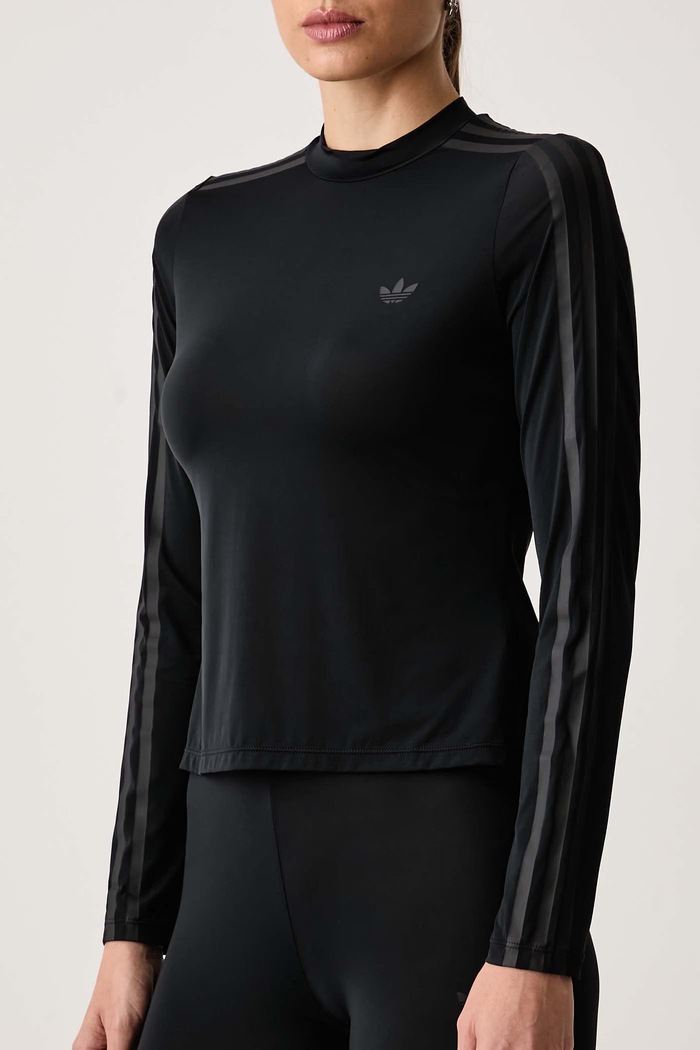 Longsleeve damski Adiluna Season 2 x Jennie adidas Originals LD8931 czarny