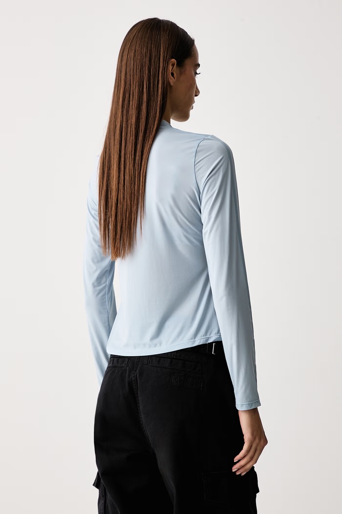 Odzież adidas Originals Longsleeve damski Adiluna Season 2 x Jennie LD4970 niebieski