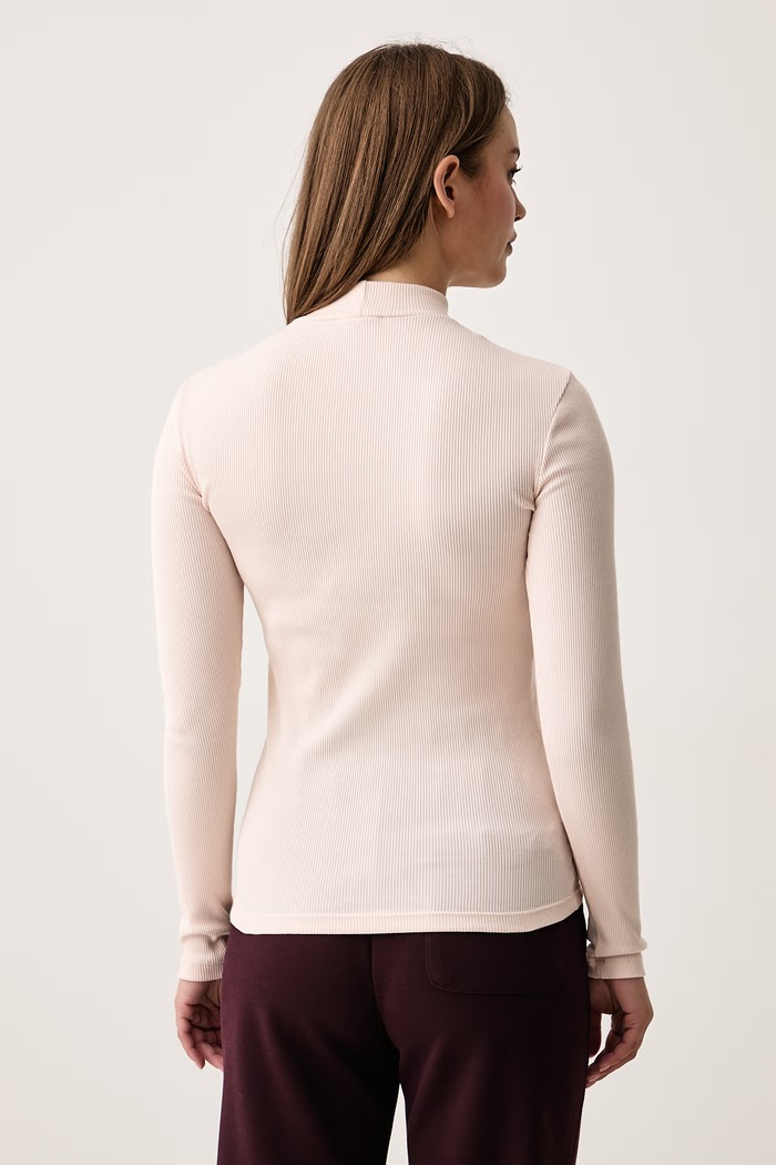 Odzież Lacoste Longsleeve damski bawełniany TF3164 różowy