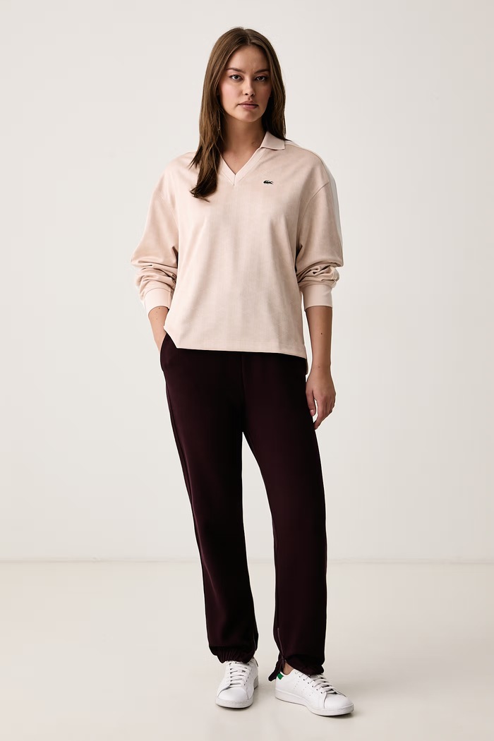 Lacoste Longsleeve damski DF8327 różowy AW26