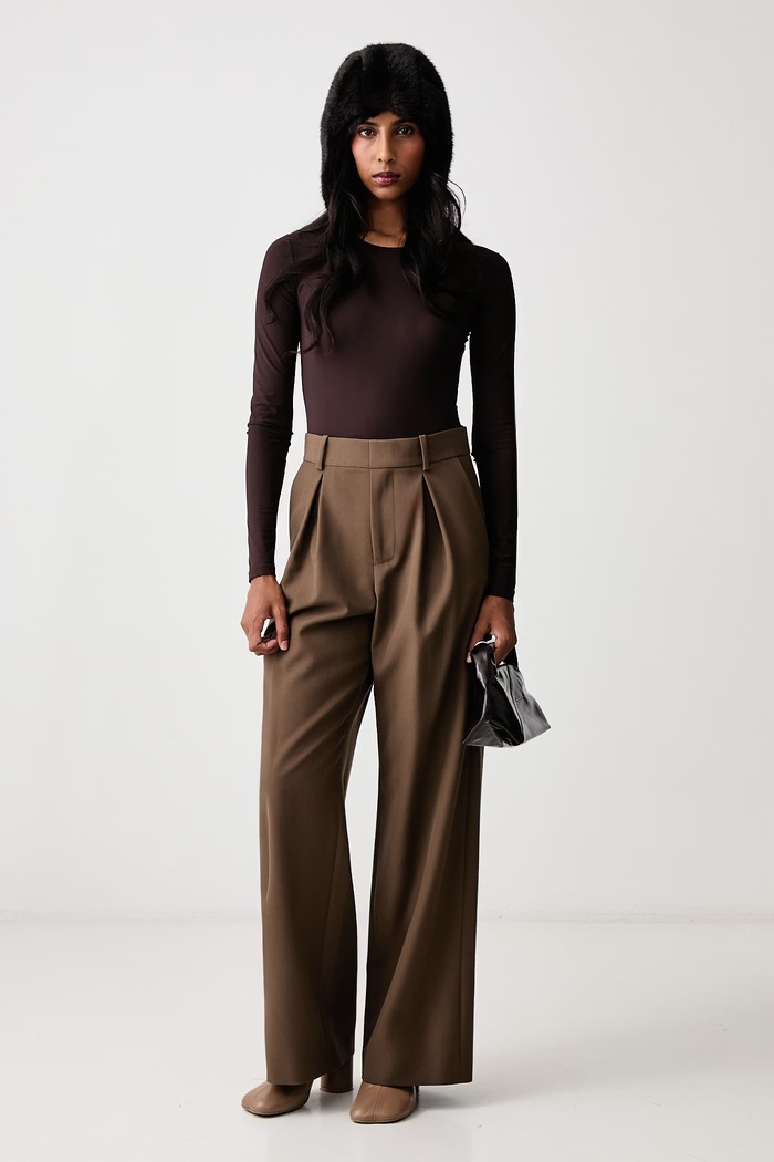 MM6 Maison Margiela Body damskie S62NA0085.S20518 brązowy AW26
