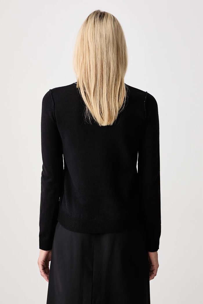 Odzież MM6 Maison Margiela sweter damski z wełną S52HL0066.M13037 czarny
