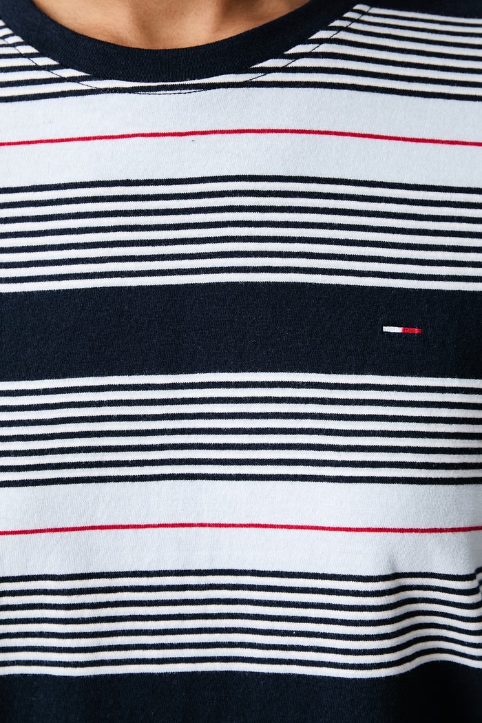 Majica dugih rukava ženska pamučna Tommy Jeans plava DW0DW23562
