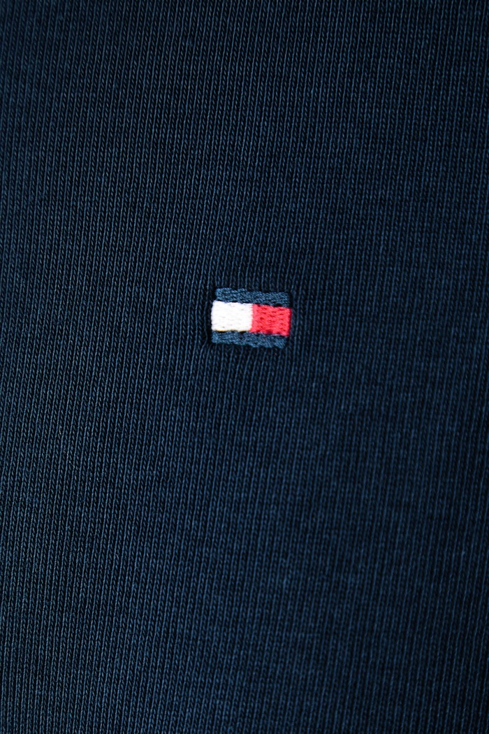 Majica dugih rukava ženska pamučna Tommy Hilfiger mornarsko plava WW0WW53689