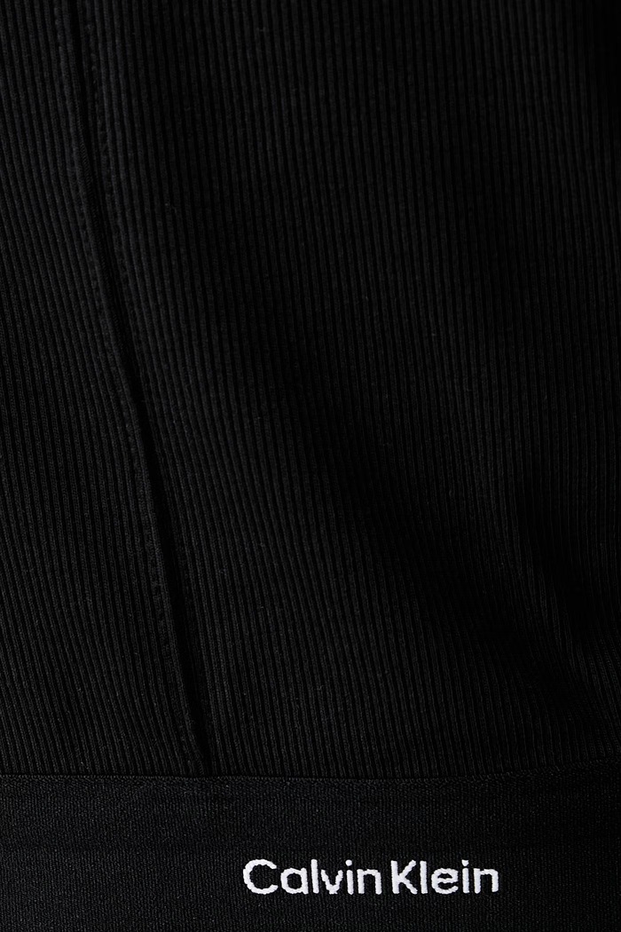 Calvin Klein Jeans longsleeve damski bawełniany z elastanem LV047H240G czarny